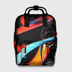 Рюкзак женский Краски и пузыри, цвет: 3D-принт
