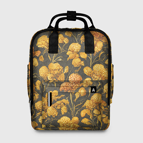 Женский рюкзак Цветы в викторианском стиле / 3D-принт – фото 1
