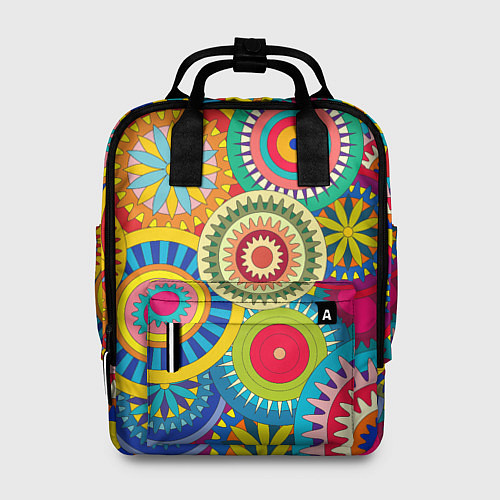 Женский рюкзак Мандала-Цветы / 3D-принт – фото 1