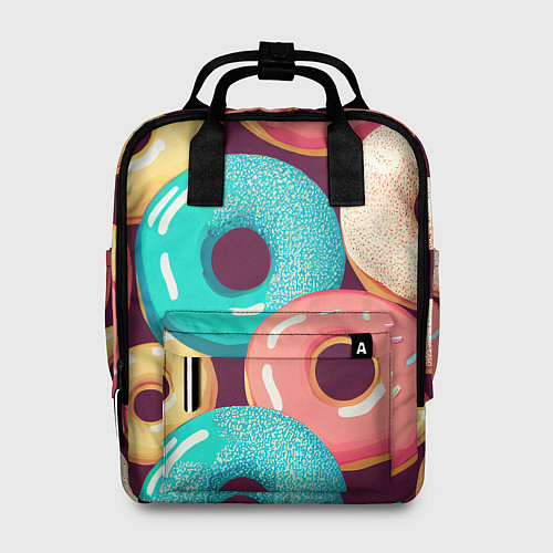 Женский рюкзак Пончики и только пончики / 3D-принт – фото 1