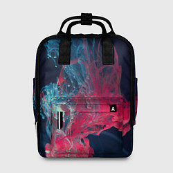 Рюкзак женский Полёт красок во тьме, цвет: 3D-принт