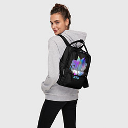 Рюкзак женский BTS gradient logo, цвет: 3D-принт — фото 2