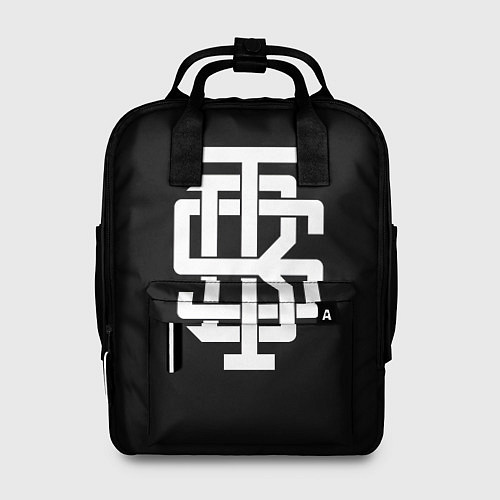 Женский рюкзак BTS alternative logo / 3D-принт – фото 1