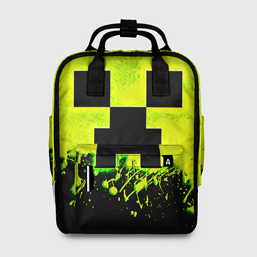 Женский рюкзак Creeper neon / 3D-принт – фото 1