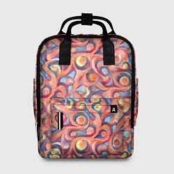 Рюкзак женский Коралловая акварель, цвет: 3D-принт