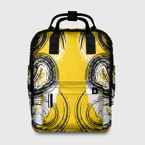 Женский рюкзак Абстрактный развод краской по холсту / 3D-принт – фото 1