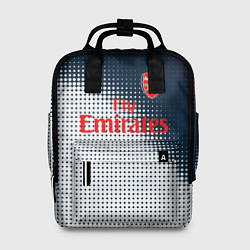 Женский рюкзак Arsenal logo абстракция
