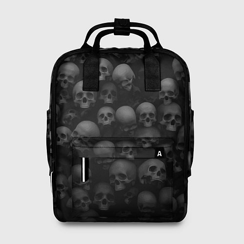 Женский рюкзак Композиция из черепов - Dark / 3D-принт – фото 1