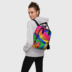 Рюкзак женский Маленькие кусочки мармелада, цвет: 3D-принт — фото 2