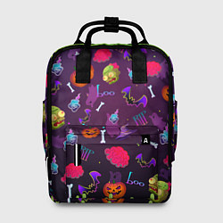 Рюкзак женский RIP halloween, цвет: 3D-принт