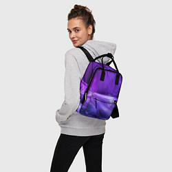 Рюкзак женский Неоновые волны, цвет: 3D-принт — фото 2