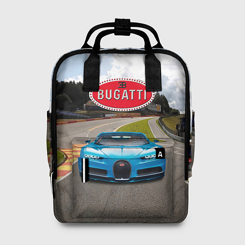 Женский рюкзак Bugatti - motorsport - гоночная трасса / 3D-принт – фото 1