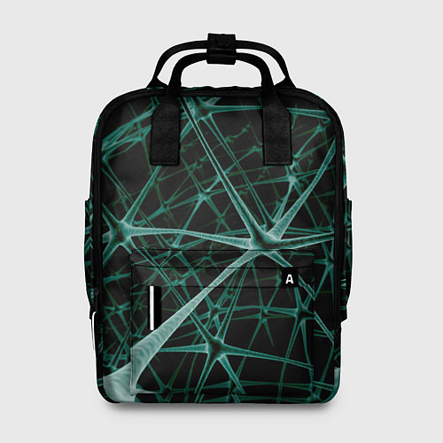 Женский рюкзак Нейронная сетка / 3D-принт – фото 1