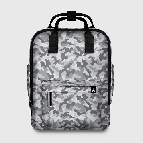 Женский рюкзак Камуфляж М-21 серый / 3D-принт – фото 1