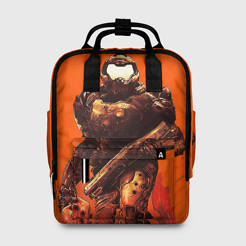 Женский рюкзак Думгай с головой - Doom / 3D-принт – фото 1