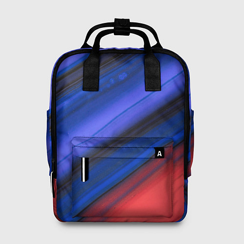 Женский рюкзак Синий и красный песок / 3D-принт – фото 1