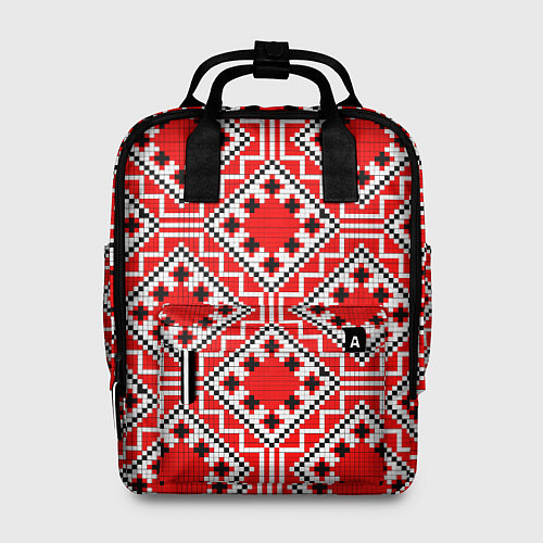 Женский рюкзак Белорусская вышивка - орнамент / 3D-принт – фото 1