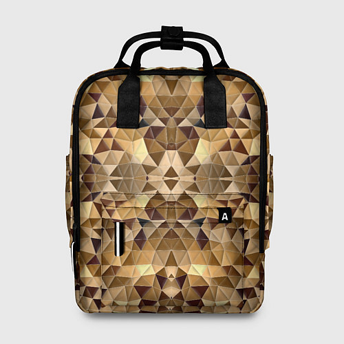 Женский рюкзак Мозаичный абстрактный / 3D-принт – фото 1