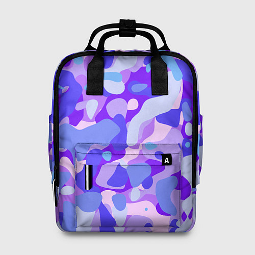 Женский рюкзак Ультрафиолетовая абстракция / 3D-принт – фото 1