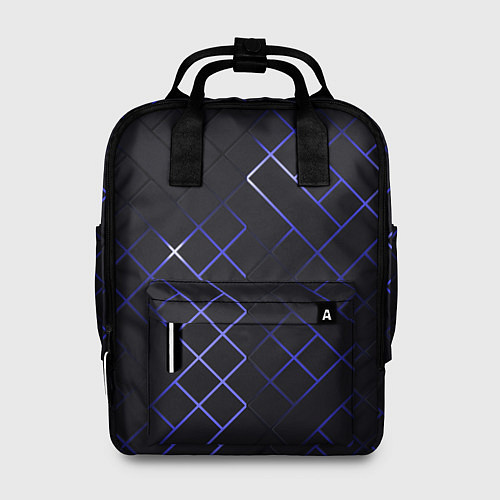 Женский рюкзак Неоновые ромбы - текстура / 3D-принт – фото 1