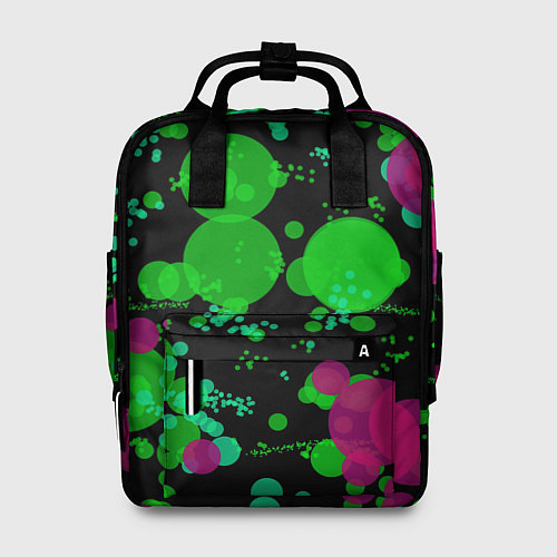 Женский рюкзак Токсичные пузыри / 3D-принт – фото 1