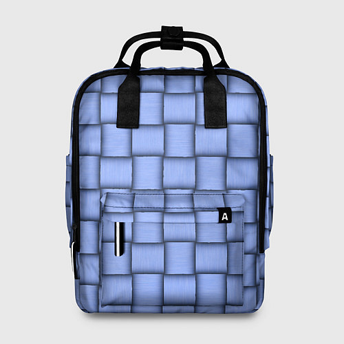 Женский рюкзак Фиолетовое ленточное плетение / 3D-принт – фото 1