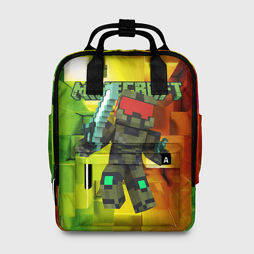 Женский рюкзак Minecraft - Мастер Чиф / 3D-принт – фото 1