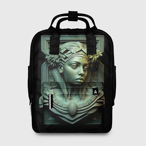Женский рюкзак Нейросеть - барельеф античной девушки / 3D-принт – фото 1