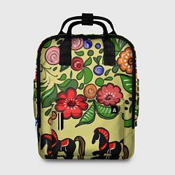 Женский рюкзак Роспись лошади