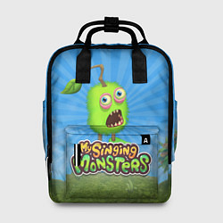 Рюкзак женский My Singin Monsters - Зерномех, цвет: 3D-принт