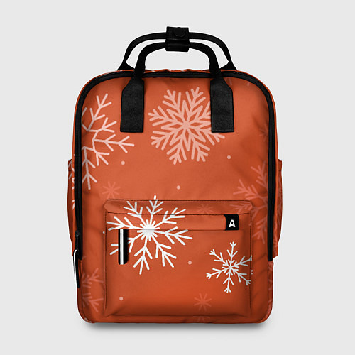 Женский рюкзак Orange snow / 3D-принт – фото 1