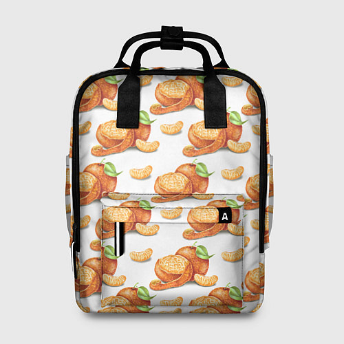 Женский рюкзак Мандаринки - паттерн / 3D-принт – фото 1