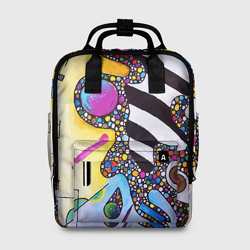 Женский рюкзак Василий Кандинский Абстрактная композиция / 3D-принт – фото 1