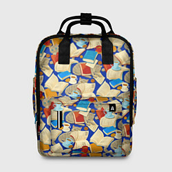 Женский рюкзак Книги и котики