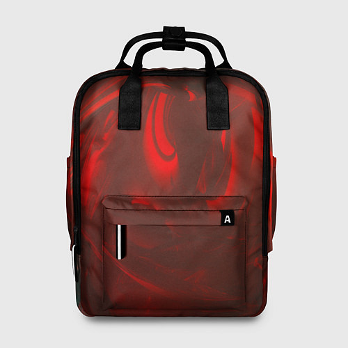 Женский рюкзак Темно красные волны / 3D-принт – фото 1