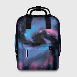 Рюкзак женский Ручная роспись галактики акварелью, цвет: 3D-принт