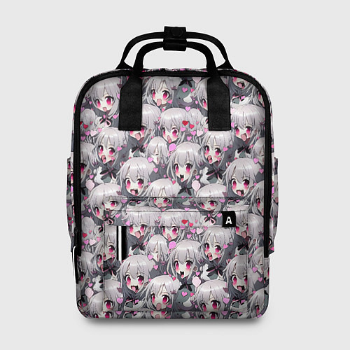 Женский рюкзак Любовь и ахегао / 3D-принт – фото 1