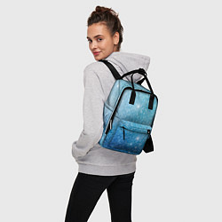 Рюкзак женский Снег, туман и блёстки, цвет: 3D-принт — фото 2
