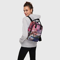 Рюкзак женский Абстрактная живопись, цвет: 3D-принт — фото 2