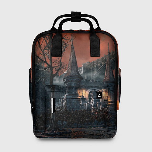 Женский рюкзак Bloodborne пейзаж / 3D-принт – фото 1