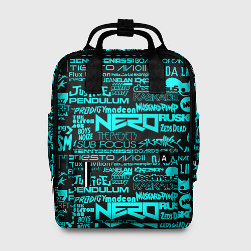 Женский рюкзак Musical groups / 3D-принт – фото 1