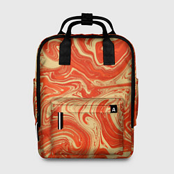 Рюкзак женский Апельсиновый узор, цвет: 3D-принт