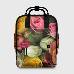 Рюкзак женский Букет красивых роз, цвет: 3D-принт