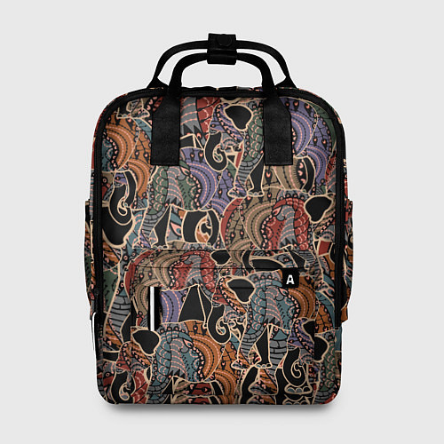 Женский рюкзак Камуфляж из слона / 3D-принт – фото 1