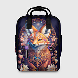 Рюкзак женский Мистическая лисица, цвет: 3D-принт