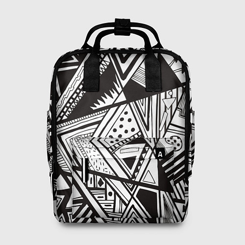 Женский рюкзак Геометрический орнамент / 3D-принт – фото 1