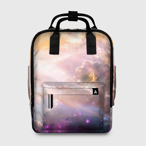 Женский рюкзак Аморфное абстрактное космическое красочное небо / 3D-принт – фото 1
