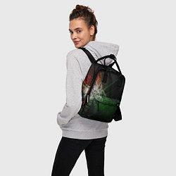 Рюкзак женский Неоновый всплеск трехцветный, цвет: 3D-принт — фото 2