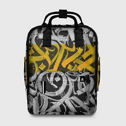 Женский рюкзак Yellow Callicraphic