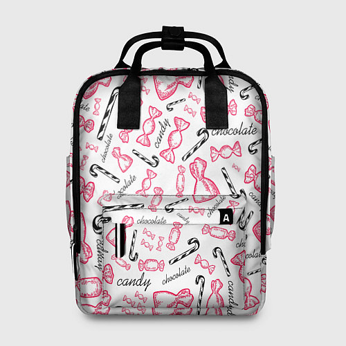 Женский рюкзак Сладкая жизнь в розовом цвете / 3D-принт – фото 1